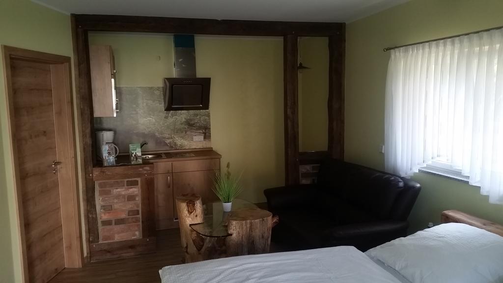 Ferienwohnung Am Muehlstein ลึบเบิน ภายนอก รูปภาพ