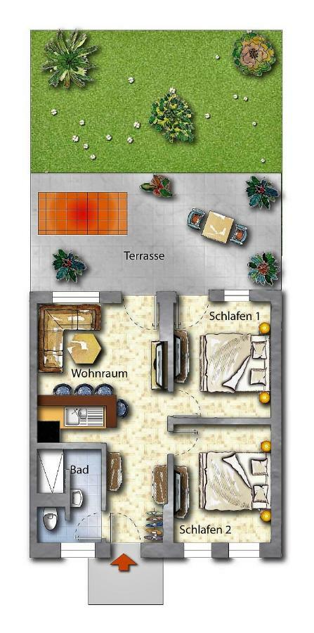 Ferienwohnung Am Muehlstein ลึบเบิน ภายนอก รูปภาพ