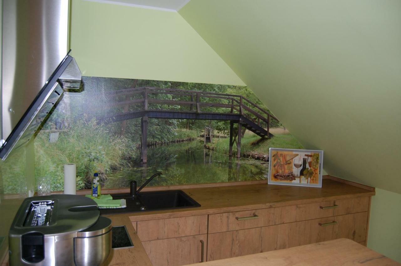 Ferienwohnung Am Muehlstein ลึบเบิน ภายนอก รูปภาพ