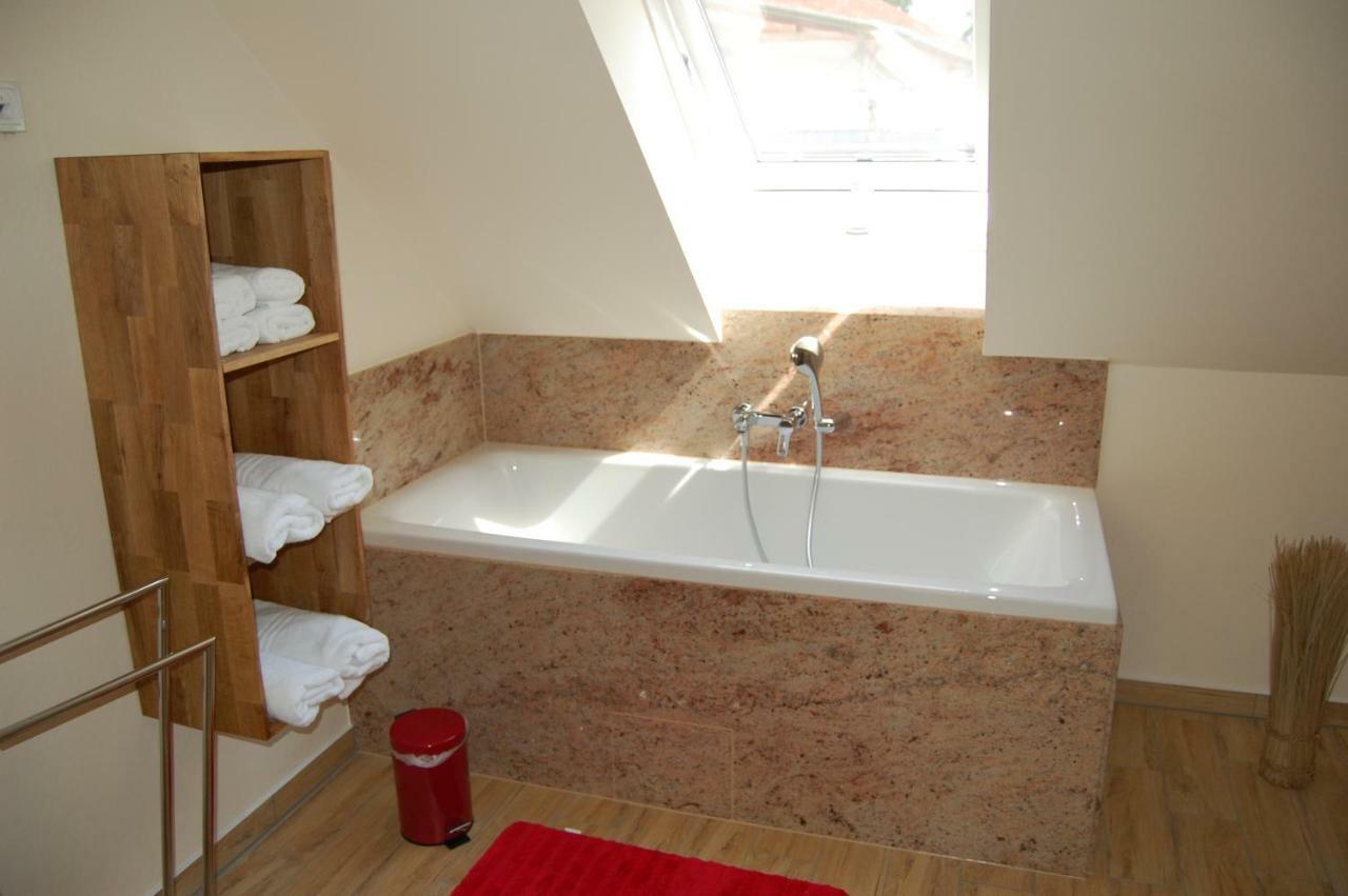 Ferienwohnung Am Muehlstein ลึบเบิน ภายนอก รูปภาพ