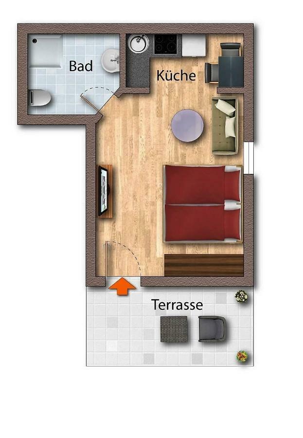 Ferienwohnung Am Muehlstein ลึบเบิน ภายนอก รูปภาพ